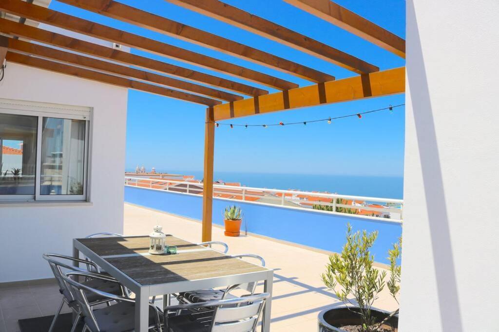 Sitio Penthouse - Big Terrace With Sea View & Bbq Villa Nazaré Exteriör bild