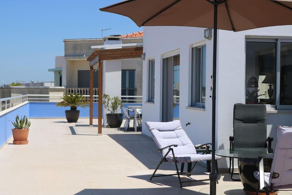 Sitio Penthouse - Big Terrace With Sea View & Bbq Villa Nazaré Exteriör bild